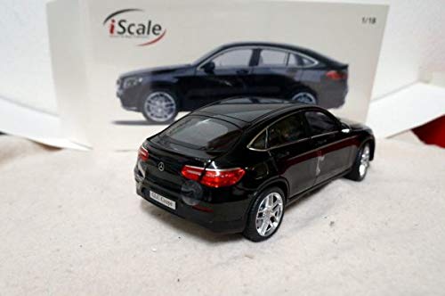 Amazon | iScale メルセデス ベンツ GLC クーペ 1/18 ミニカー 黒